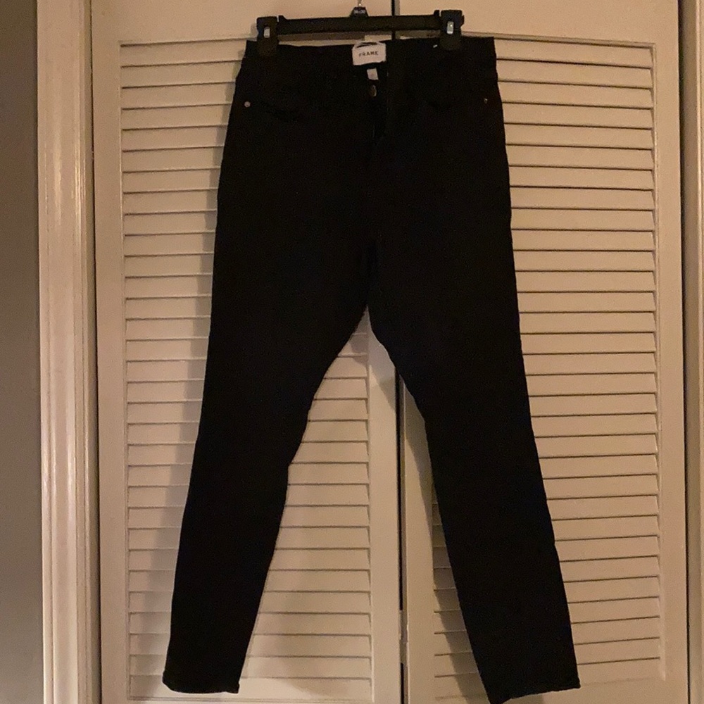 Black Frame Le High Skinny Jeans size 31